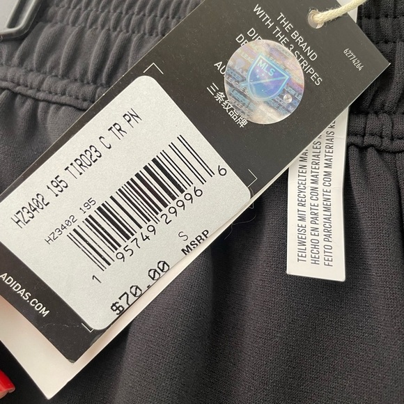 Adidas Portland Timbers On-Field Team Crest AEROREADY Training Pants MENS Sz S - Picture 9 of 16